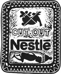 Cut out Nestlé logo