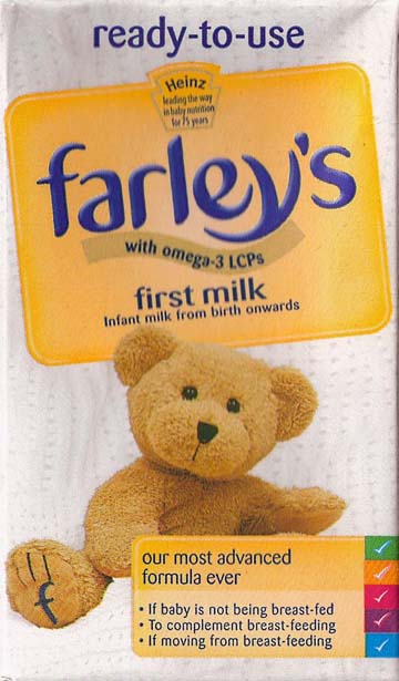 New Farley's label