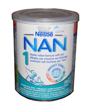 Nestle Nan with 'protects' claim