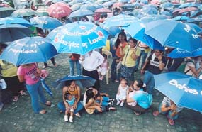 Philippines umbrellas