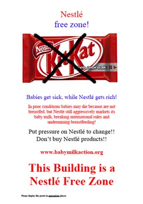 Nestle free zone - Kit Kat